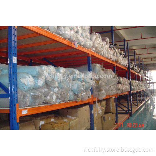 New product WIDER 3-4 posts heavy duty shelving warehouse rack with wooden board